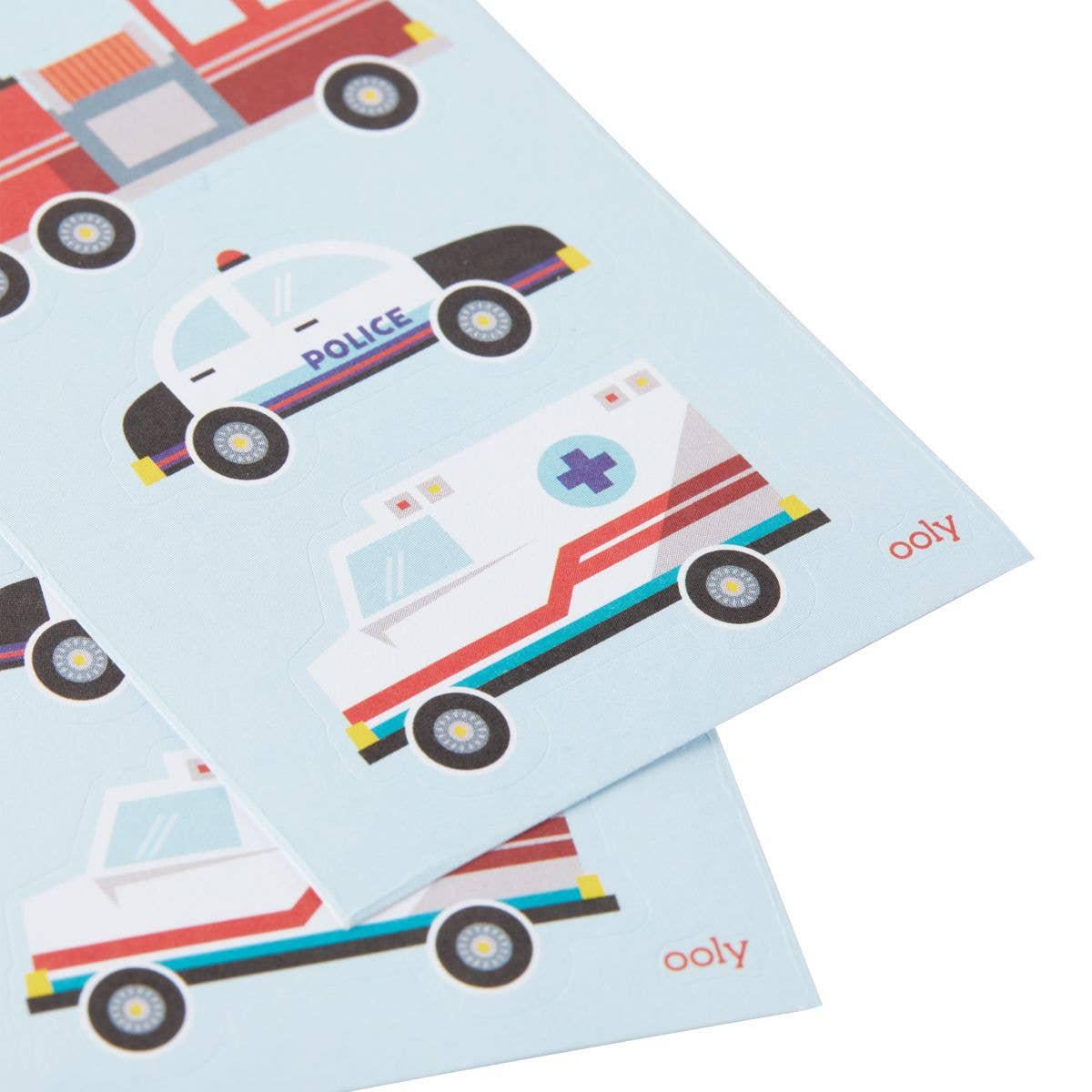 Stickiville: Skinny Stickers - Helping Vehicles (2 Sheets)