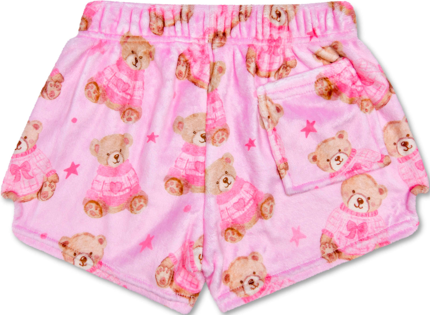 Beary Cute Plush Shorts (Medium (10-12))