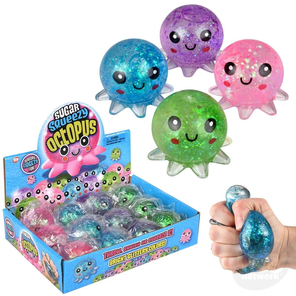 2.5"Squeezy Sugar Octopus
