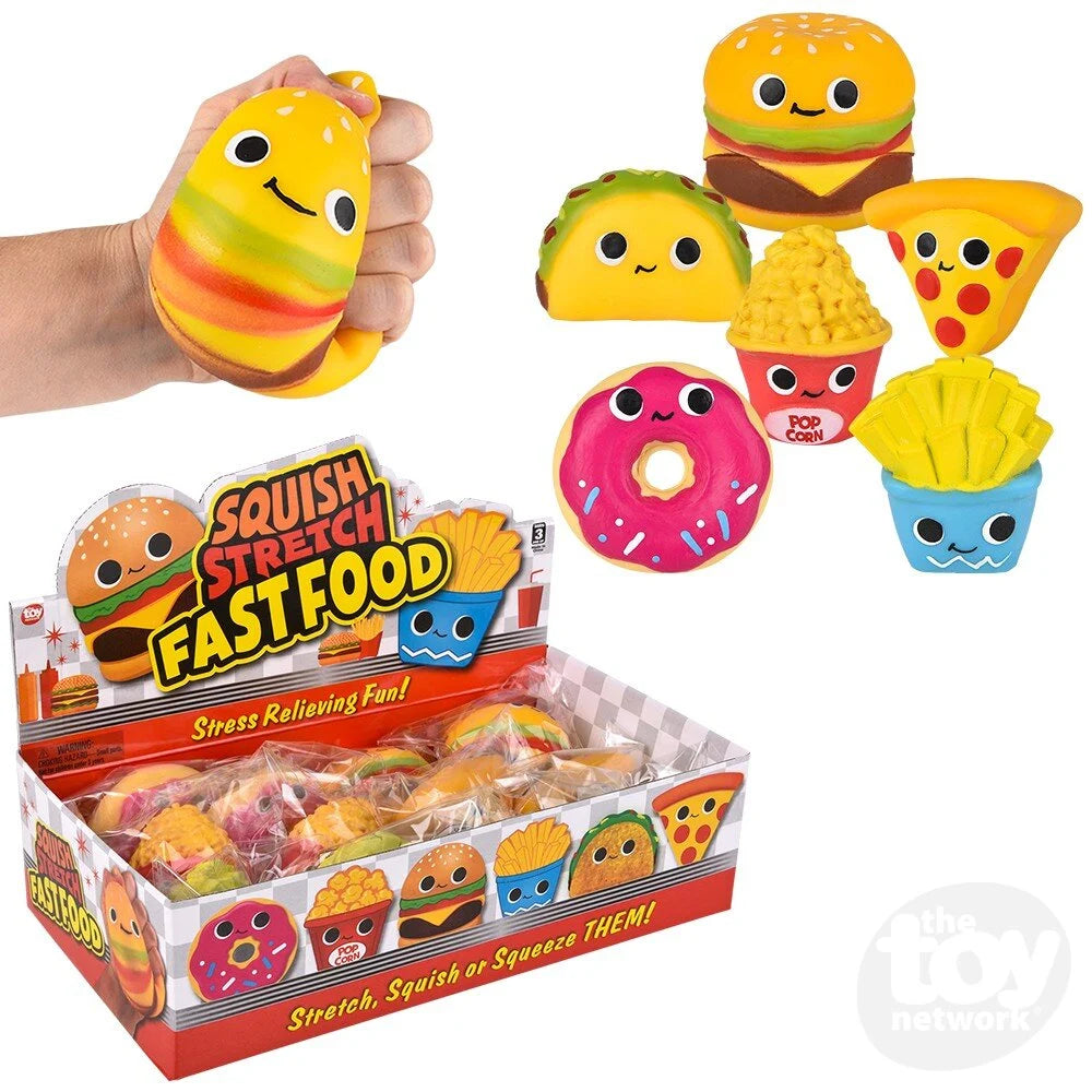 3" Squish and Stretch Fast Food