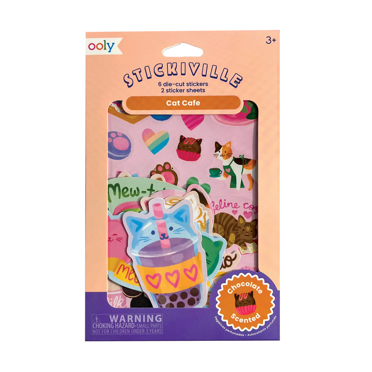 StickiVille Cat Cafe Stickers