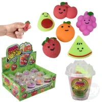 Squishy Stretchy 6Pc Fruit Cup