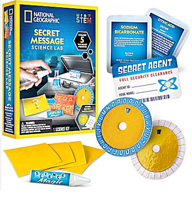 National Geographic Secret Message Science Lab