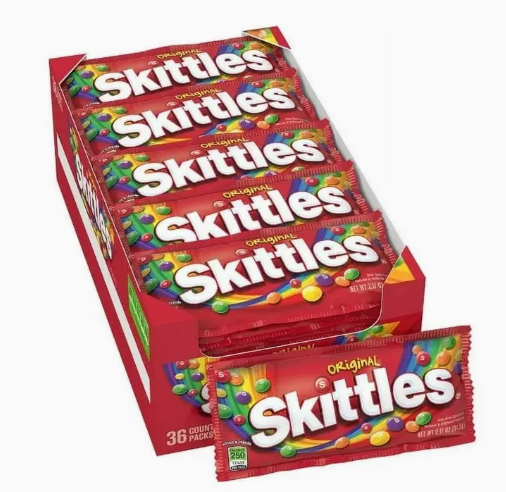 Skittles Original 36 Count tray