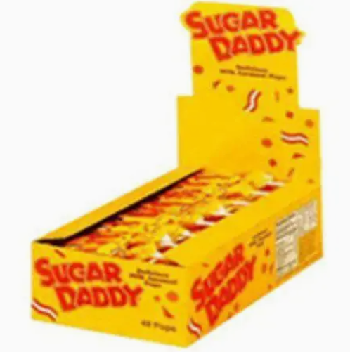 Sugar Daddy Pops Milk Caramel