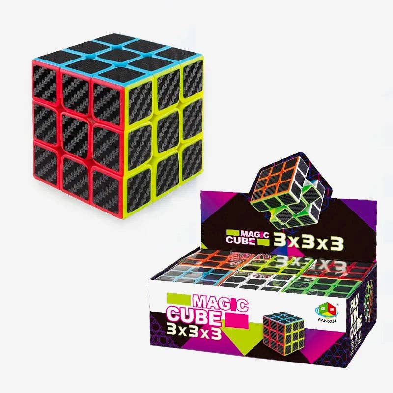 3x3 Rubik’s Cube – Carbon Fiber Style Magic Cube MRCP