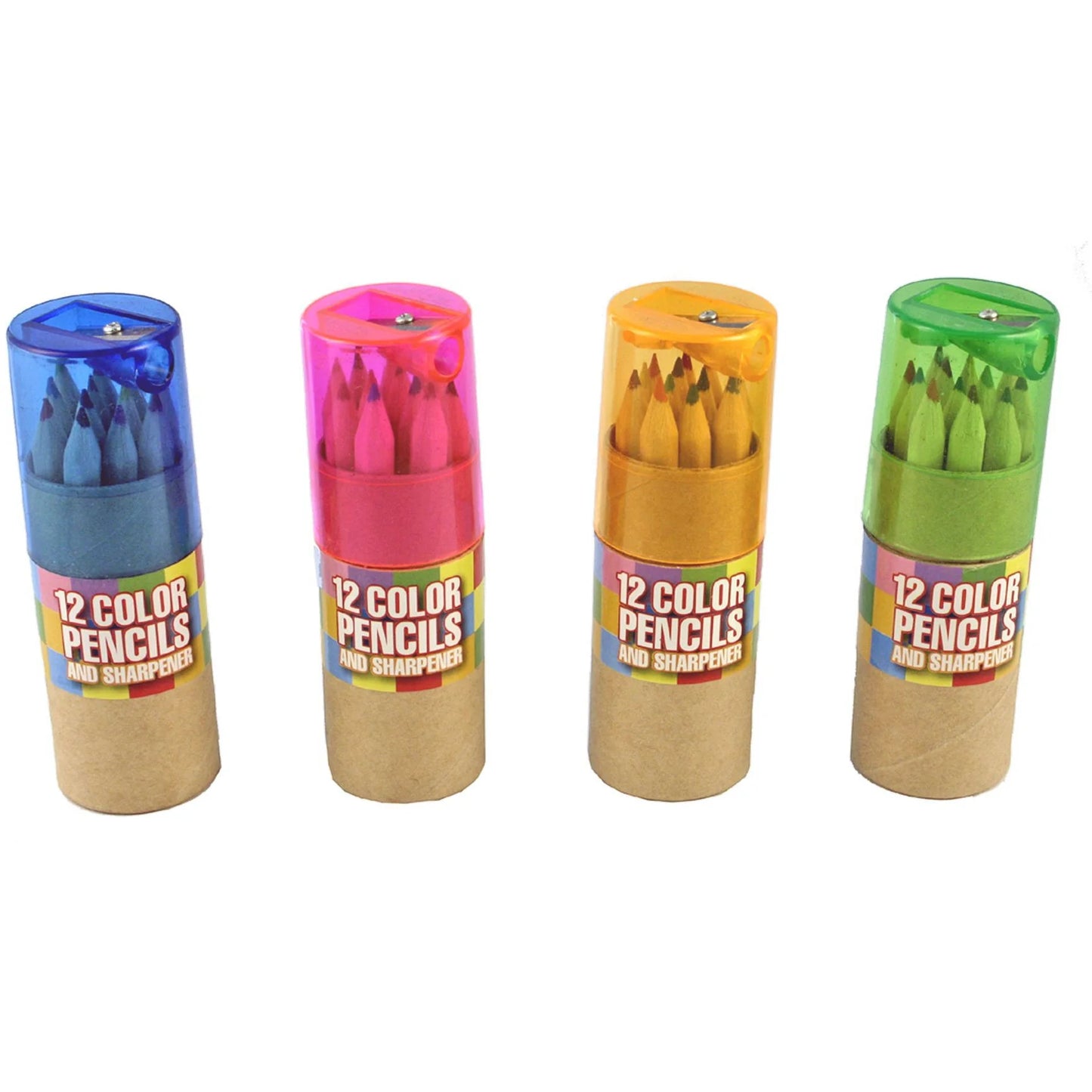 12 Color Pencils with Sharpener