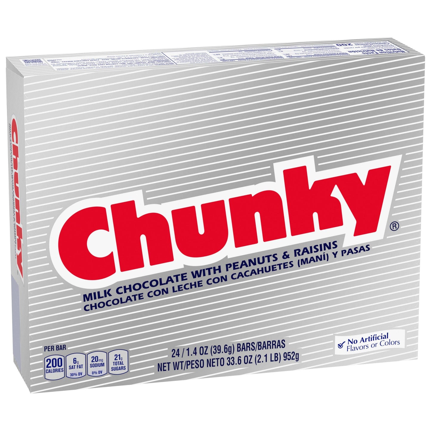 Chunky Milk Chocolate Peanuts Raisin Candy Bar 1.4 oz