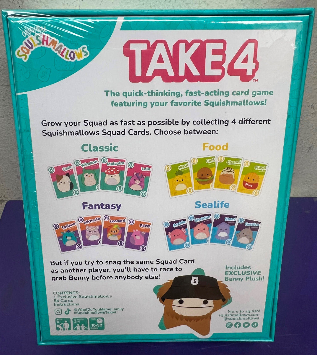 Take 4 Squishmallows