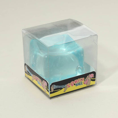 CUBE SQUEEZE Colorful Gel Squishy Stress Relief Ball Toy
