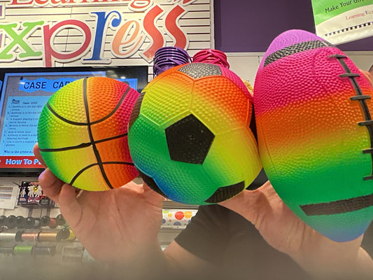 Mini Rainbow Sports Balls Asst.