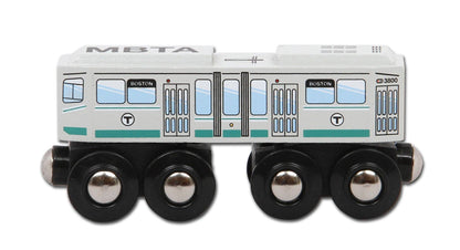 Boston MBTA Green Line Wooden Toy Train