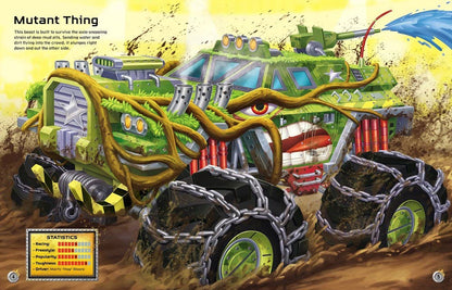 Build Your Own Monster Trucks Sticker Book : Usborne