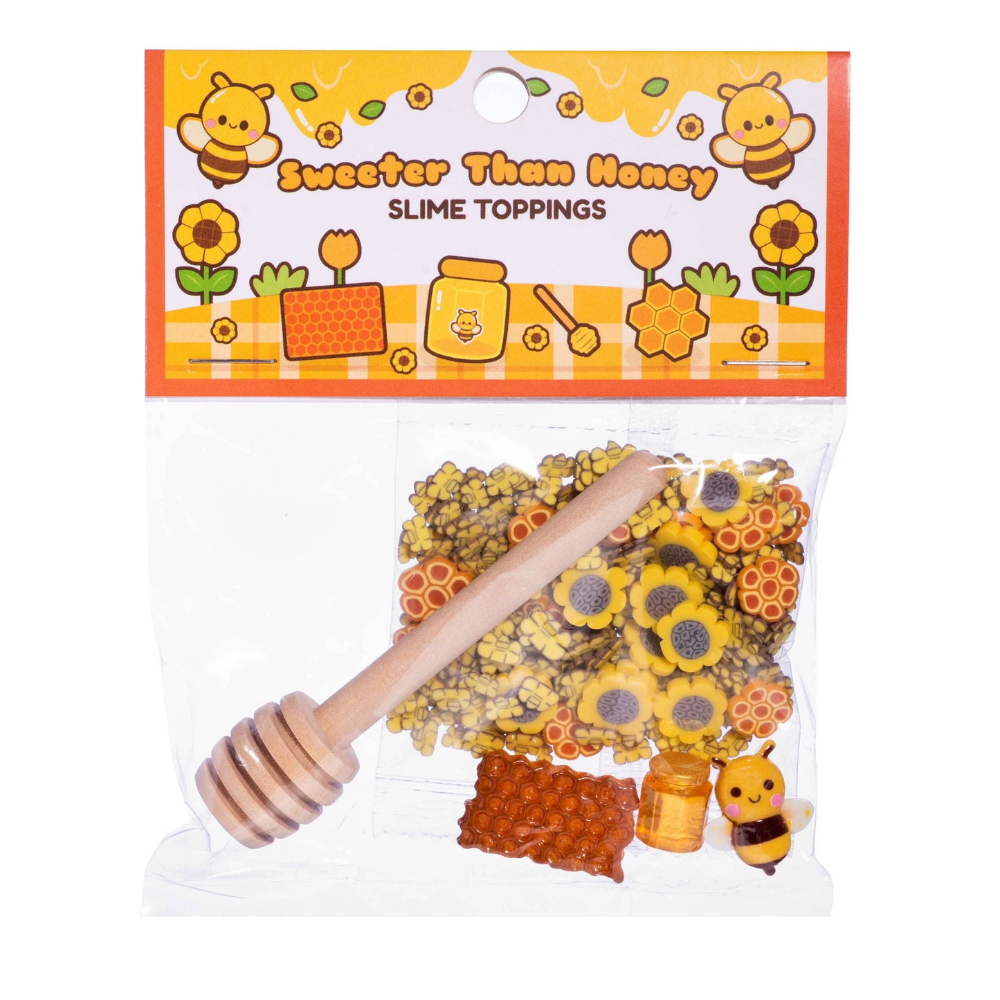 Sweeter Than Honey Slime Toppings Charm Bag (15pcs/case)