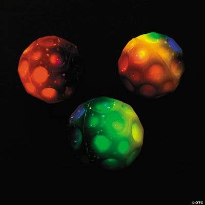 LIGHT-UP RAINBOW CRATER HI-BOUNCE BALL