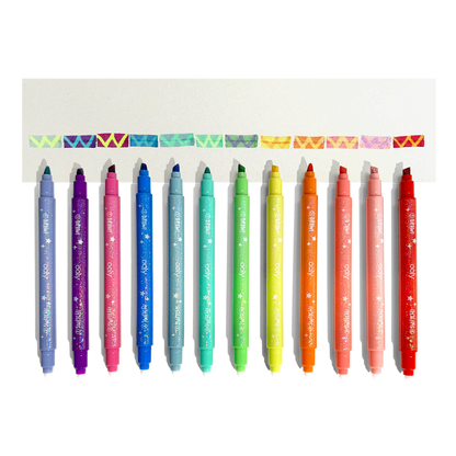 Switch-eroo! Sparkle Color Changing Markers - Set of 12