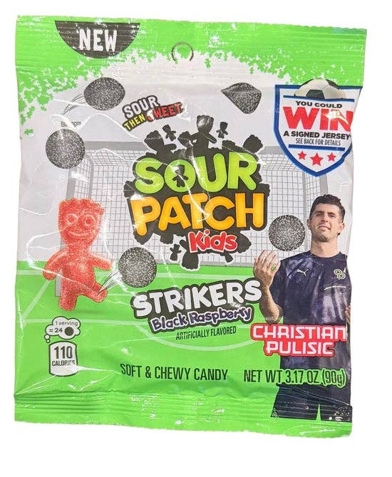 Sour Patch Kids Black Raspberry Strikers Soccer 3.17oz
