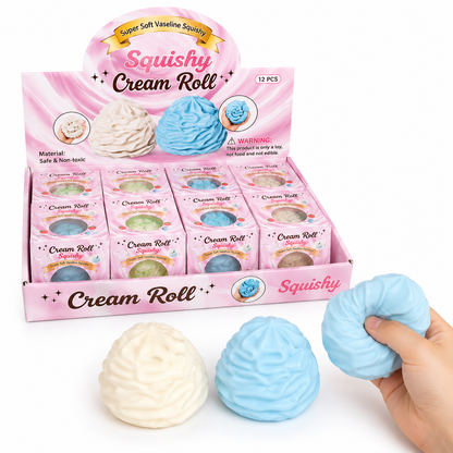 Cream Roll Vaseline Squishy – Assorted Colors MSS13