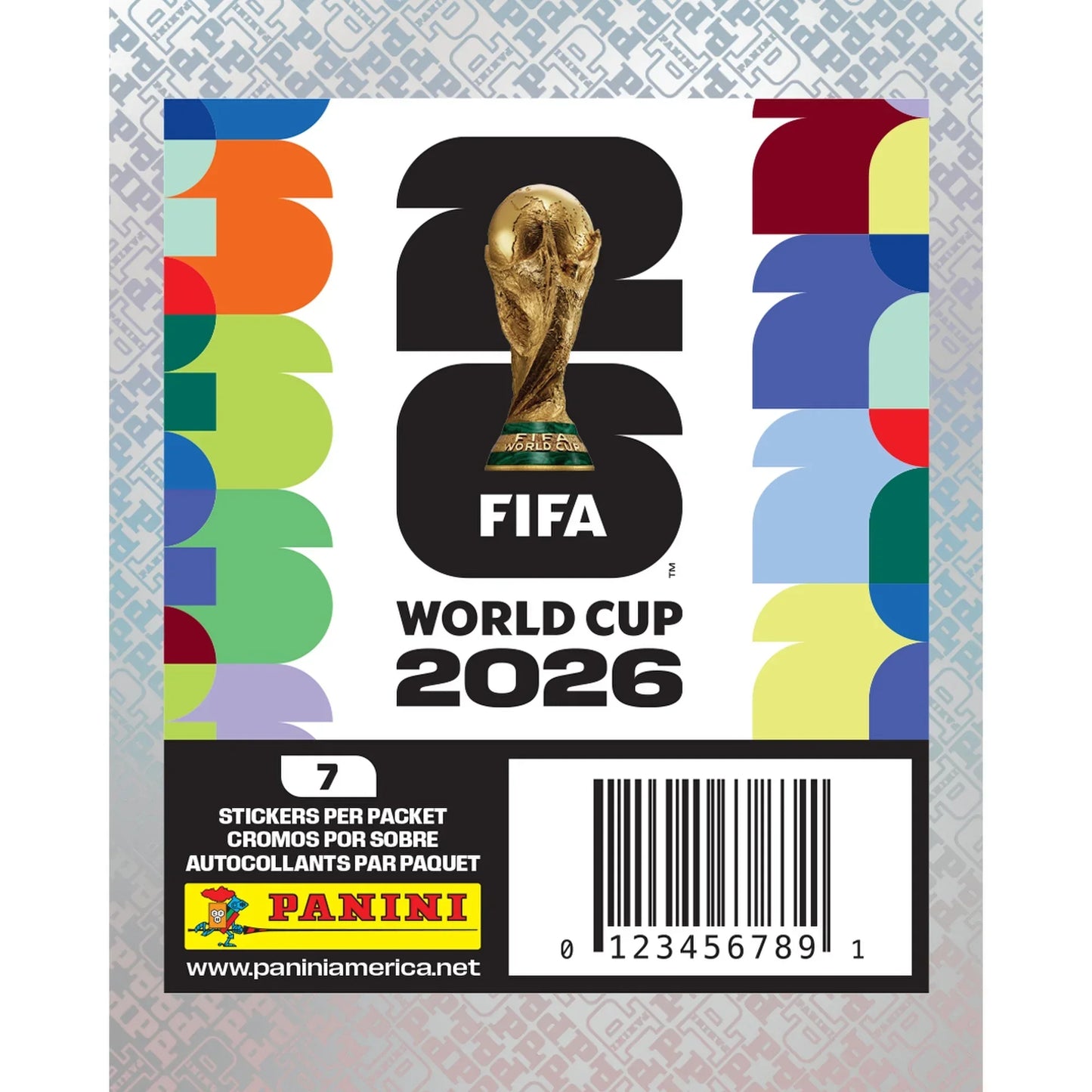 2026 Panini World Cup Soccer Stickers 7 Pack