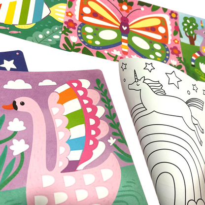 Foil-tastic: Foil Art & Coloring Fun - Whimsical World (36 P