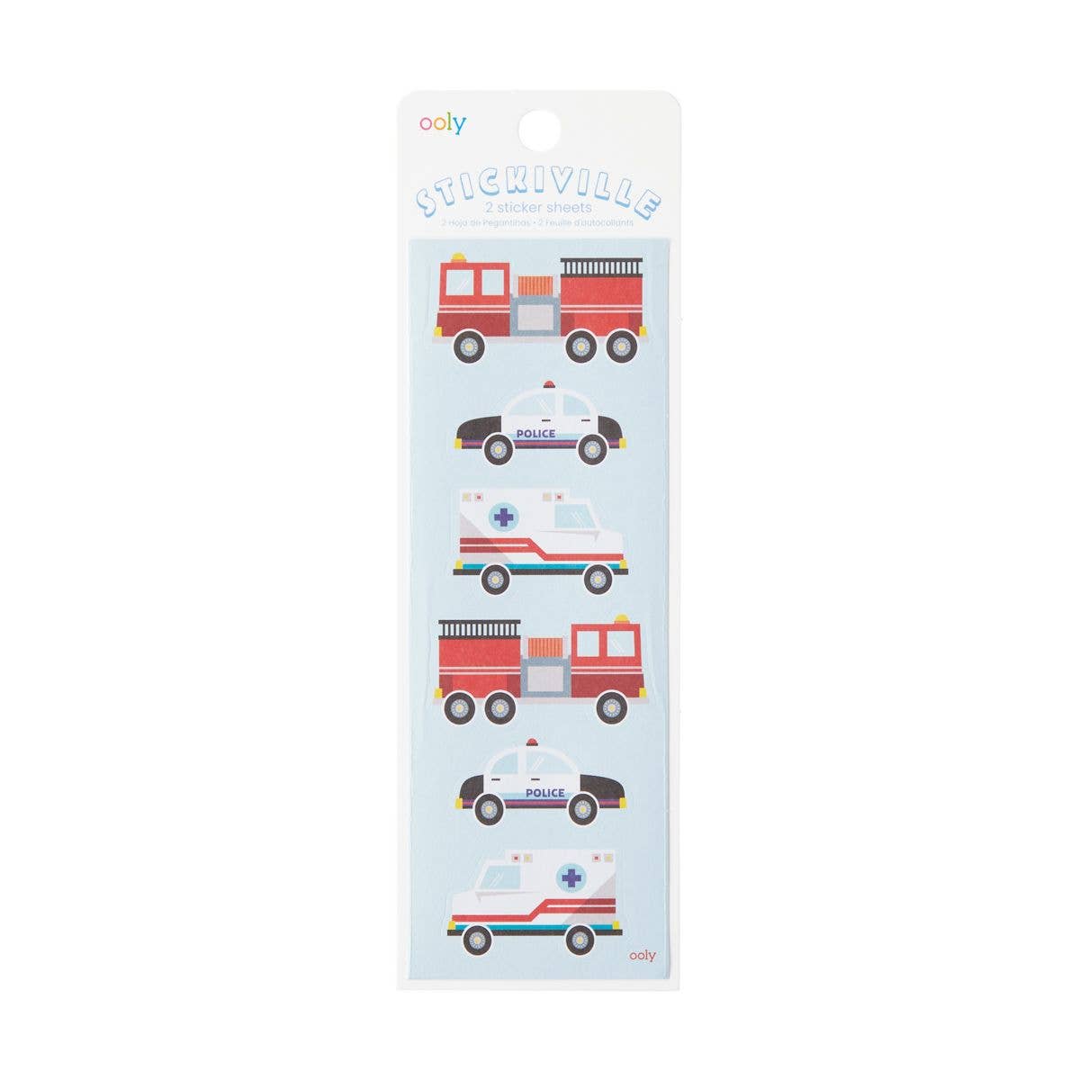 Stickiville: Skinny Stickers - Helping Vehicles (2 Sheets)