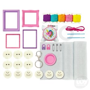 KidzLabs Mini Cross-Stitch Buttons