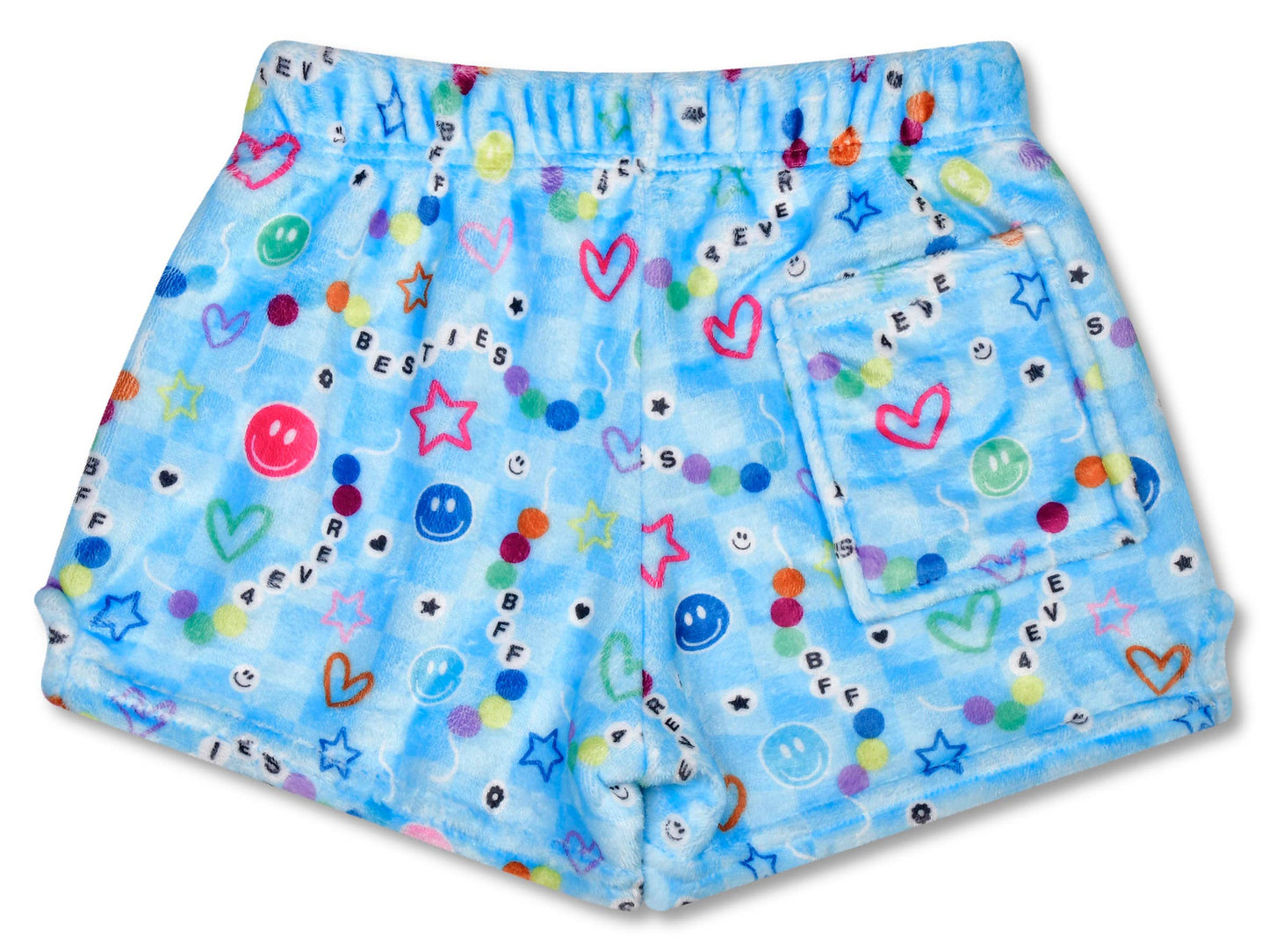 Besties Plush Shorts (Small -(6-8))