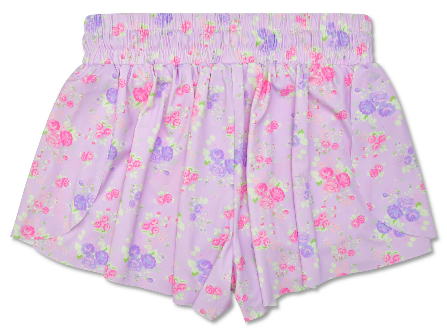 Forever Floral Butterfly Shorts (Large (14))