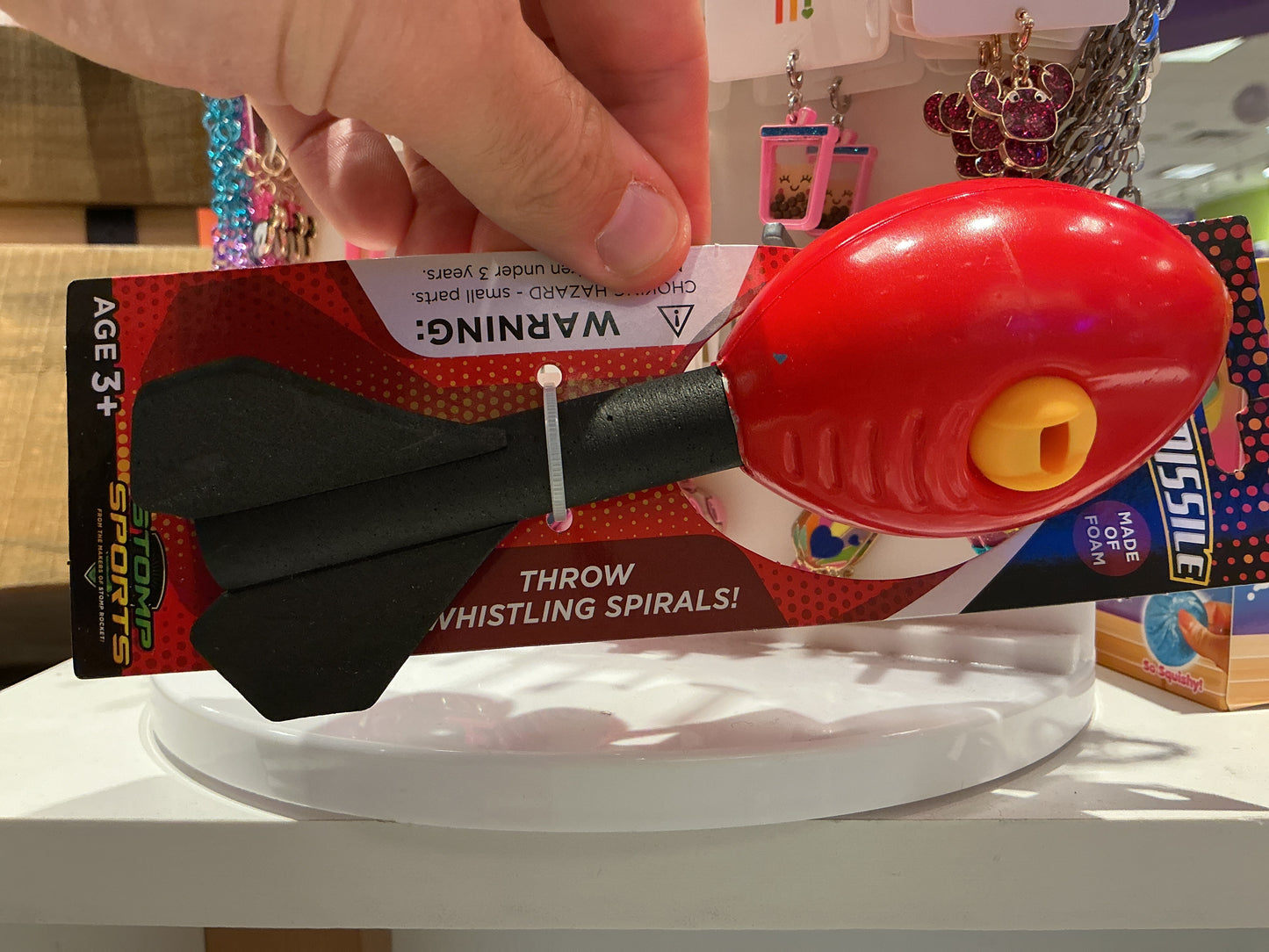 Whistle Missile Mini RED