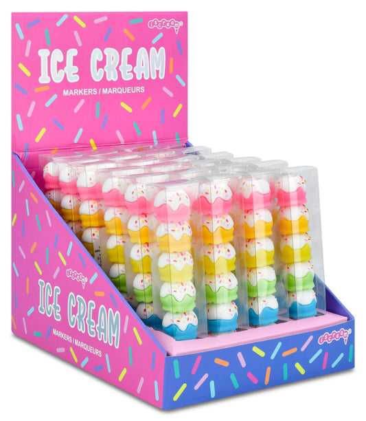 Ice Cream Stackable Markers PDQ - 24 markers