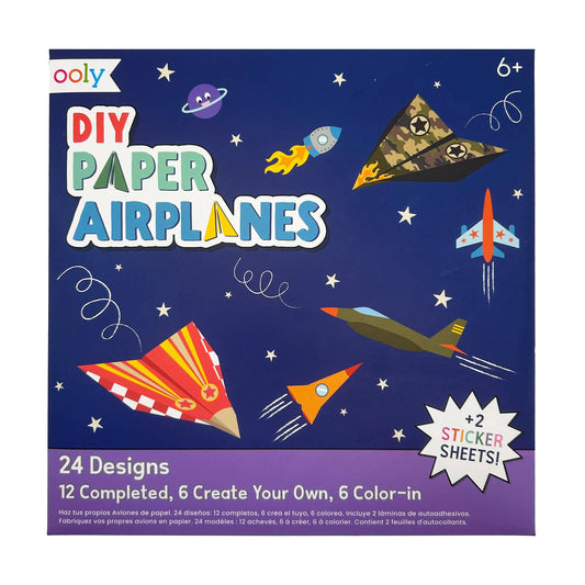 D.I.Y. Paper Airplanes (Set of 24 Designs)