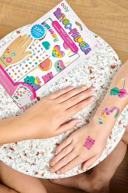 Tattoo Palooza: Temporary Tattoos & Nail Stickers - Unicorns
