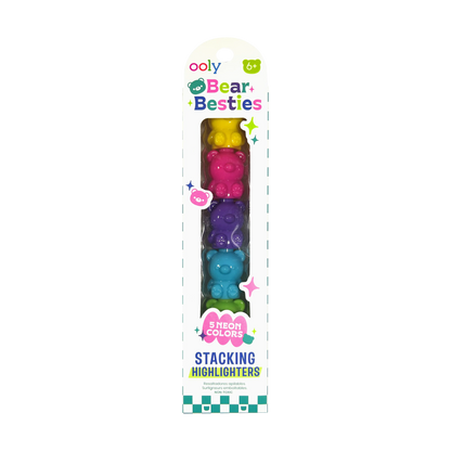 Bear Besties: Stacking Highlighters - Single (1 Stick / Box)