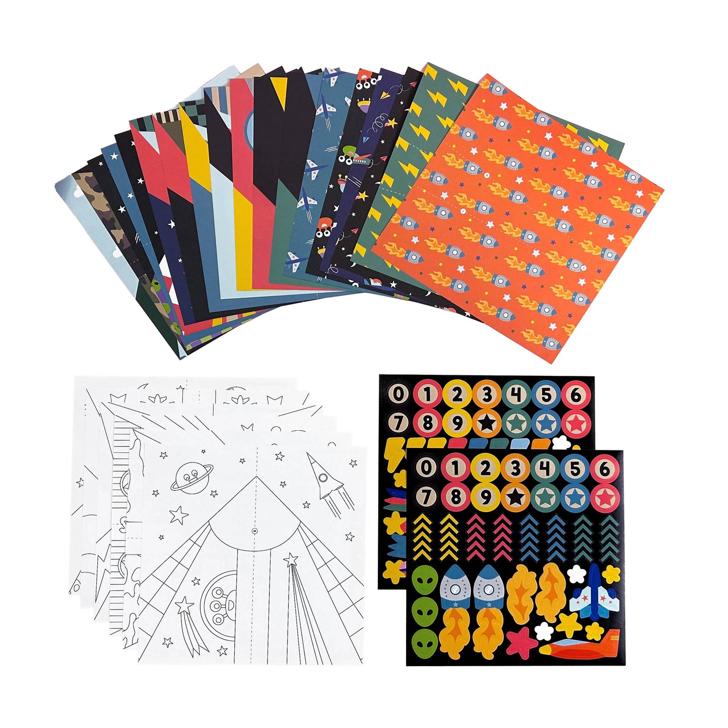 D.I.Y. Paper Airplanes (Set of 24 Designs)