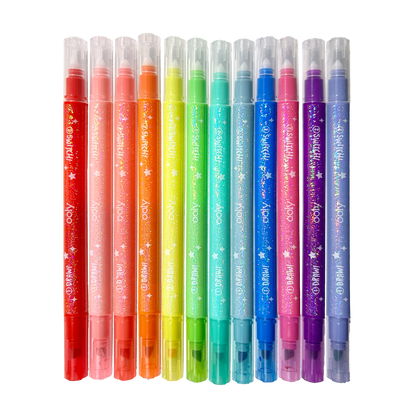 Switch-eroo! Sparkle Color Changing Markers - Set of 12