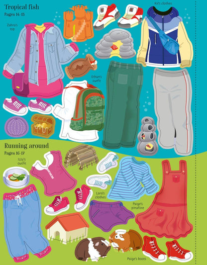 Sticker Dolly Dressing Pets : Usborne