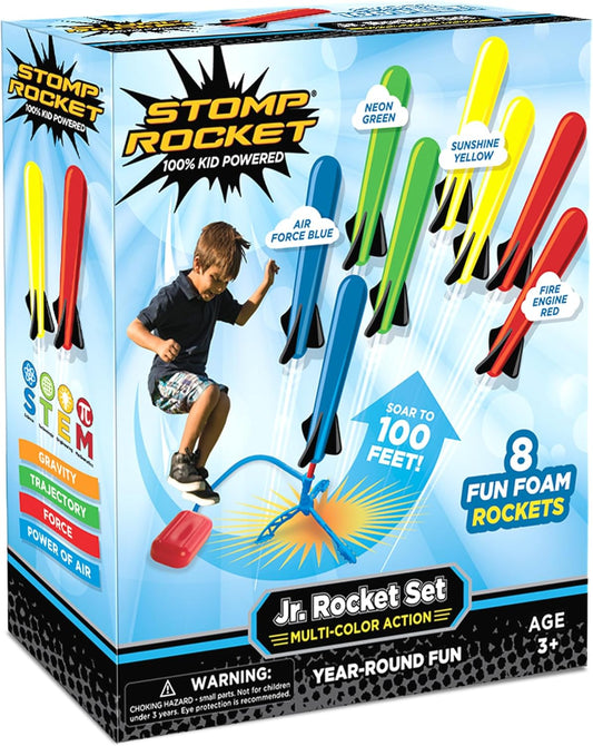 Junior Glow 8 Pack Rainbow Rockets
