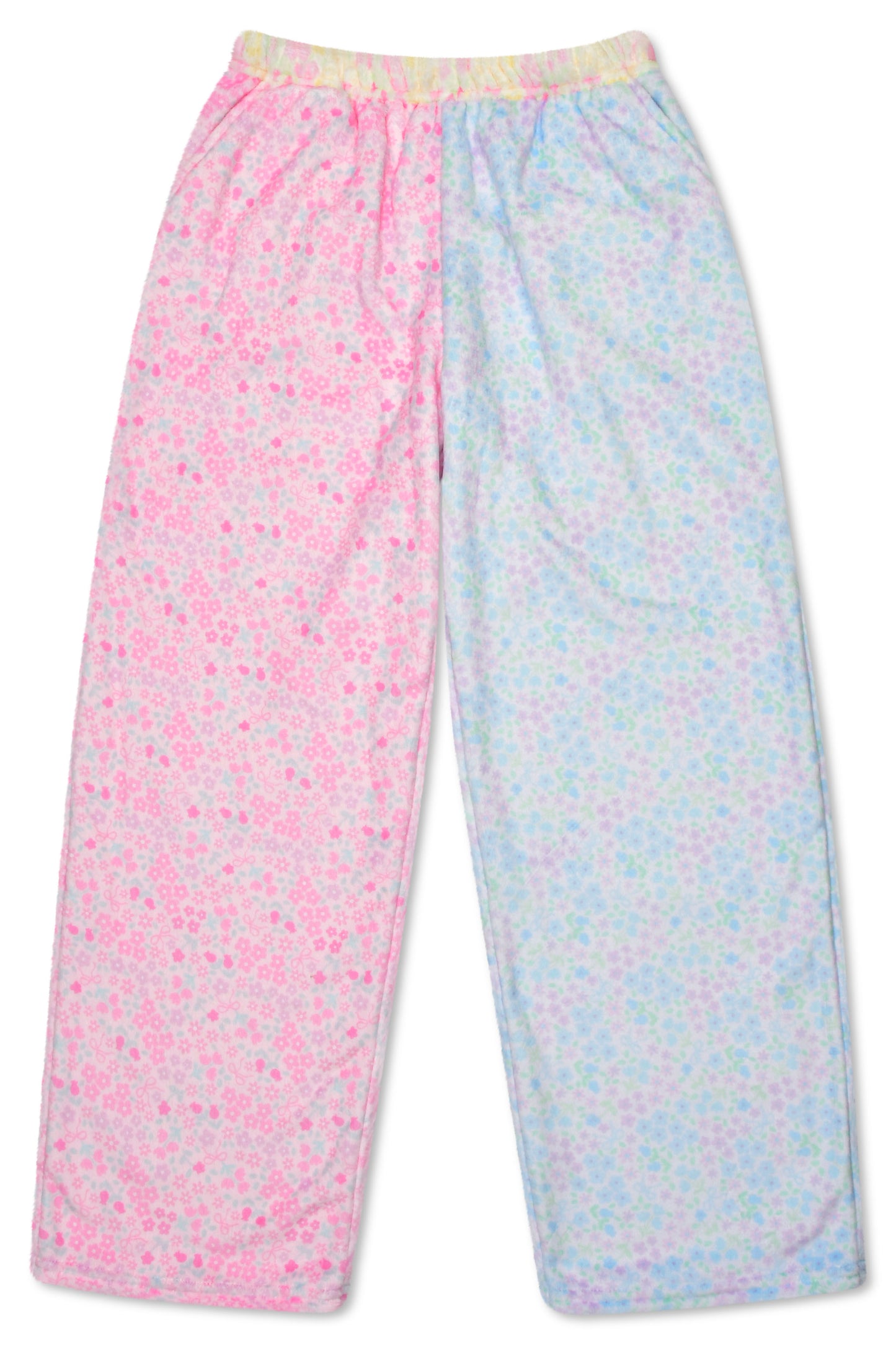 Ditsy Patchwork Plush Pants (Youth M