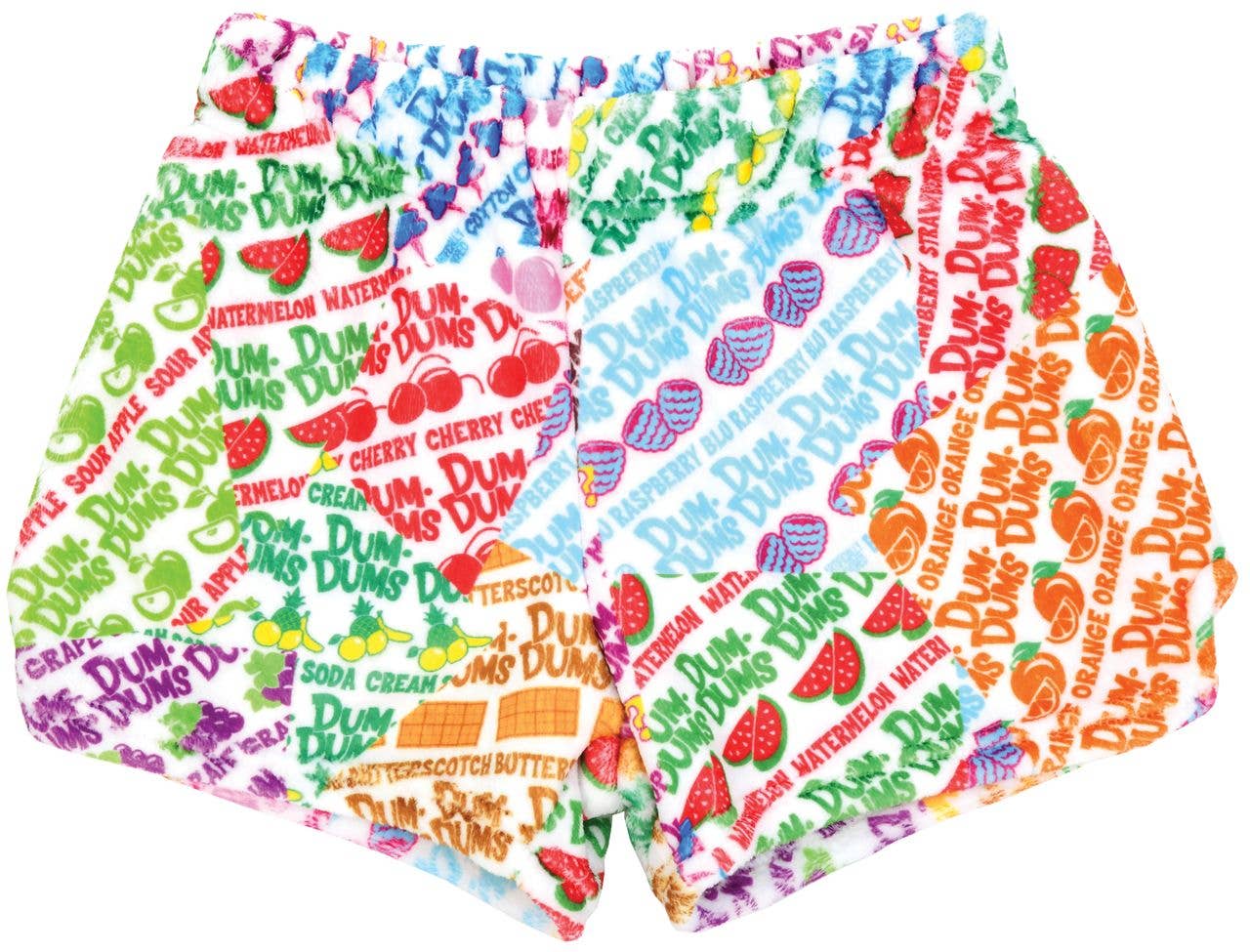 Dum-Dums Wrapper Plush Shorts-M