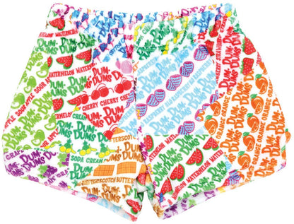 Dum-Dums Wrapper Plush Shorts-M