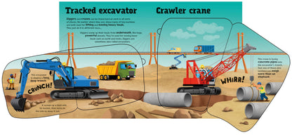 Great Big Diggers board book w/big flaps: Usborne