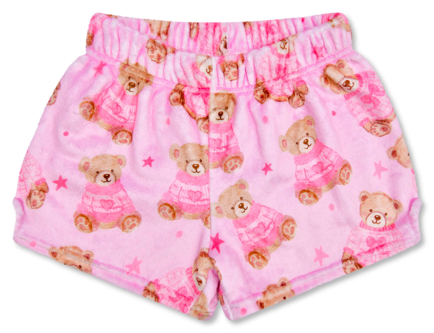 Beary Cute Plush Shorts (Medium (10-12))