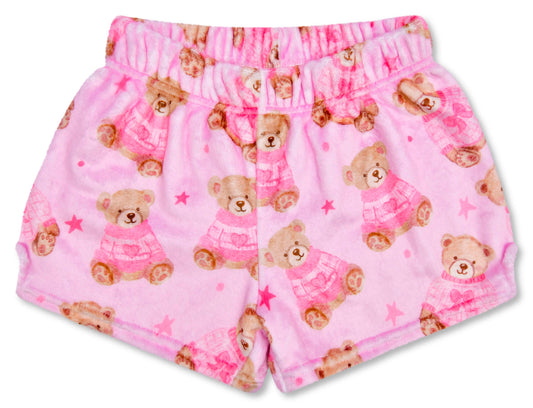 Beary Cute Plush Shorts (Medium (10-12))