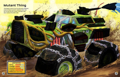 Build Your Own Monster Trucks Sticker Book : Usborne
