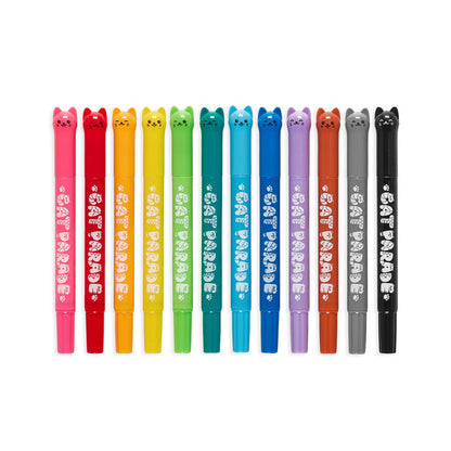 Cat Parade Twist-Up Watercolor Gel Crayons - Set of 12