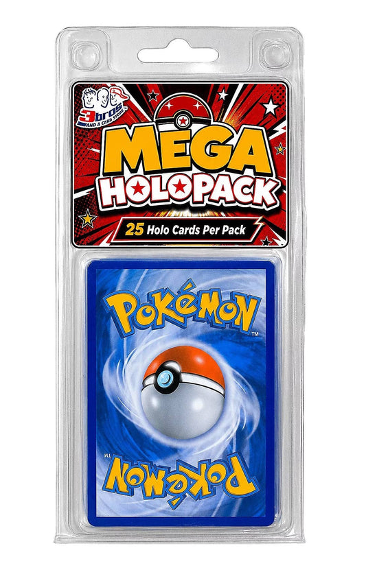 25-Card Mega Holo Pack Pokemon Lots