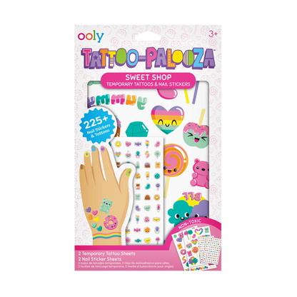 Tattoo Palooza: Temporary Tattoos & Nail Stickers - Sweet Sh