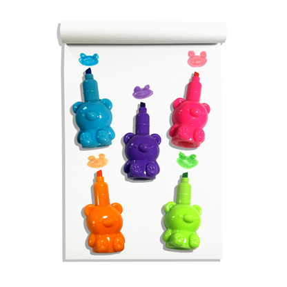 Bear Besties: Stacking Highlighters - Single (1 Stick / Box)