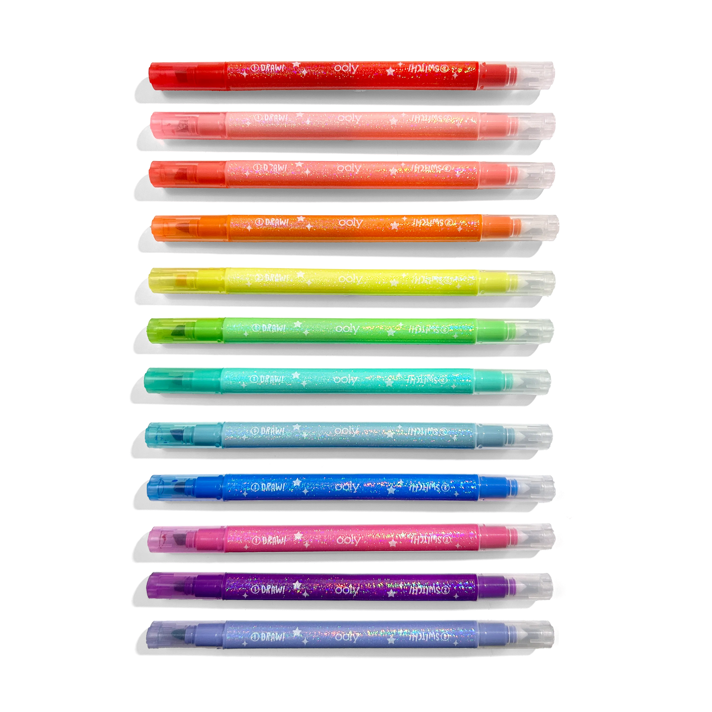 Switch-eroo! Sparkle Color Changing Markers - Set of 12