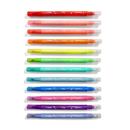 Switch-eroo! Sparkle Color Changing Markers - Set of 12
